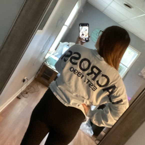 Comfy Long-sleeve lacrosse T-shirt - Picture 2 of 2